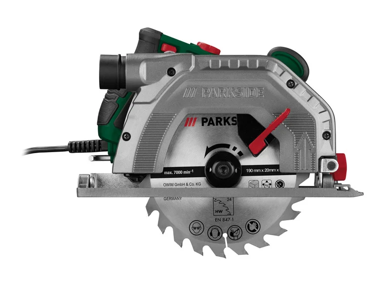 PARKSIDE® Scie circulaire PHKS 1350 E4. 1350 W