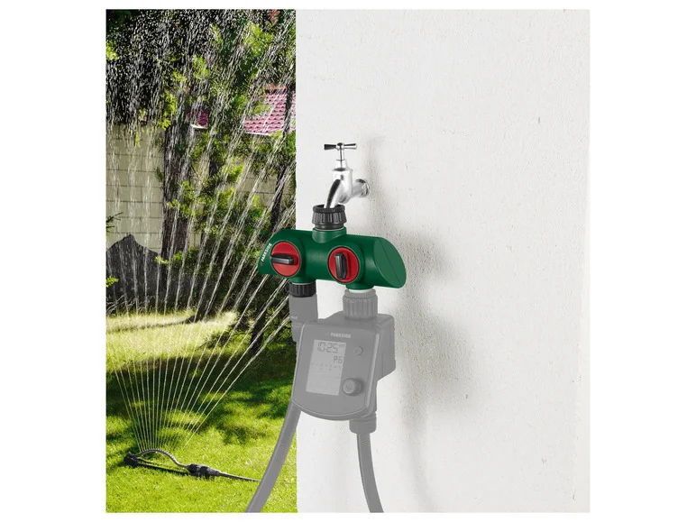 PARKSIDE® Sélecteur 2 voies ou minuterie d'arrosage ou aquamètre