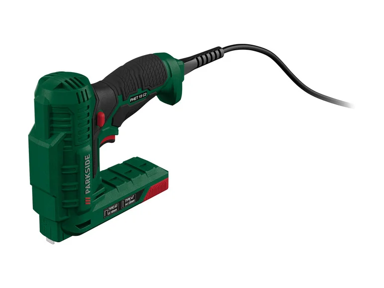 PARKSIDE® Agrafeuse-cloueuse électrique PHET 15 C2. 70 W