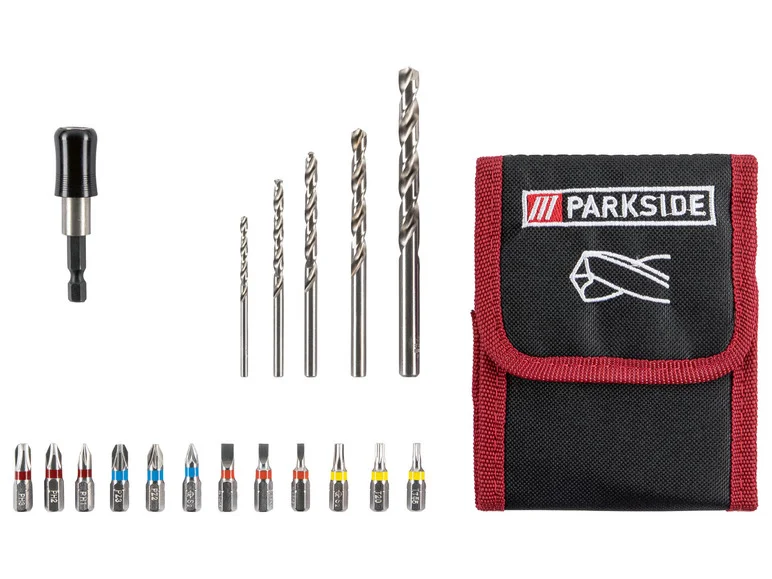 PARKSIDE® Jeux d'accessoires de perçage. 18 pièces