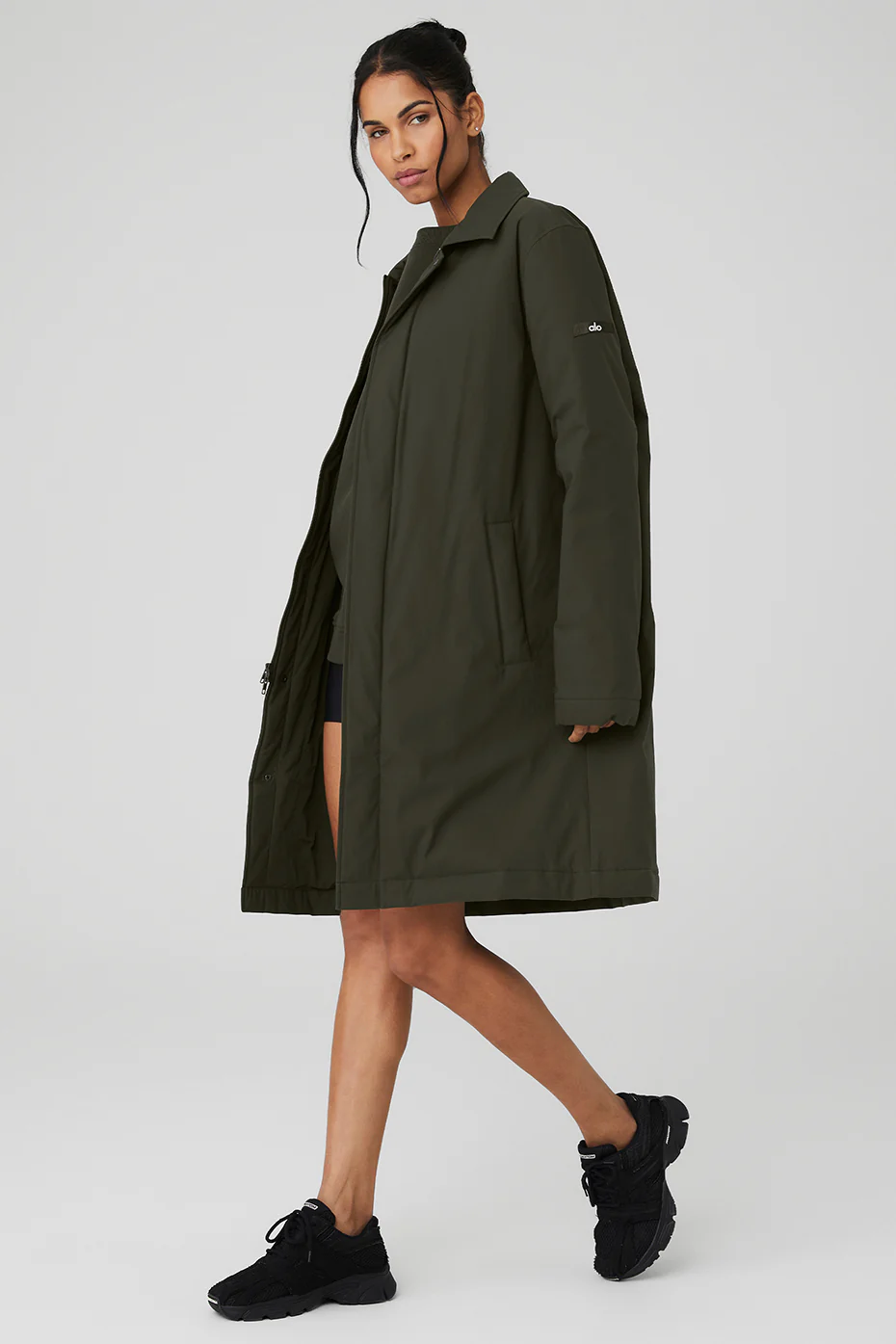Signature Overcoat - Stealth Green
