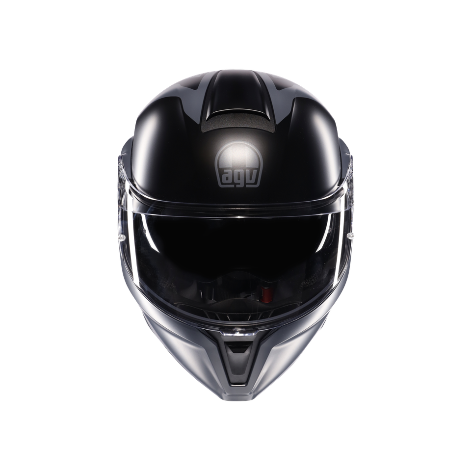 STREETMODULAR RESIA MATT BLACK/GREY - MOTORBIKE FLIP UP HELMET E2206