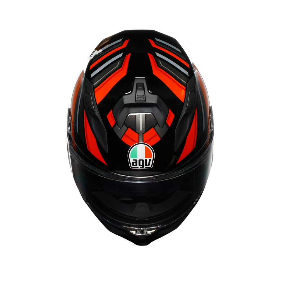 K7 AGV E2206 MPLK - TAURAX BLACK/RED