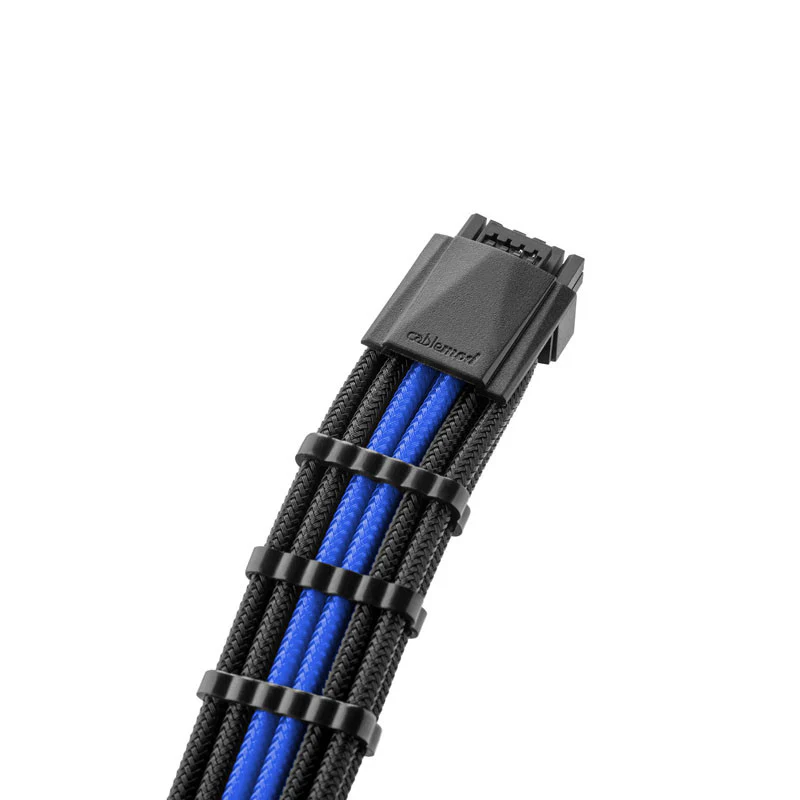 CableMod Pro ModMesh 12VHPWR auf 3x PCI-e Kabel – 45 cm. schwarz/blau