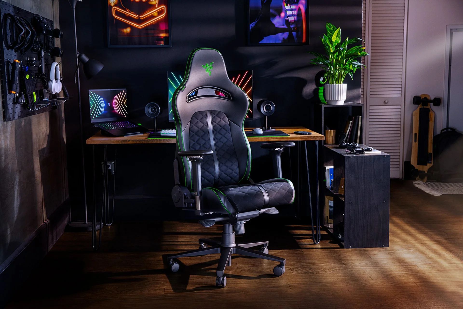 Razer Enki Sort Grøn Gaming Stol
