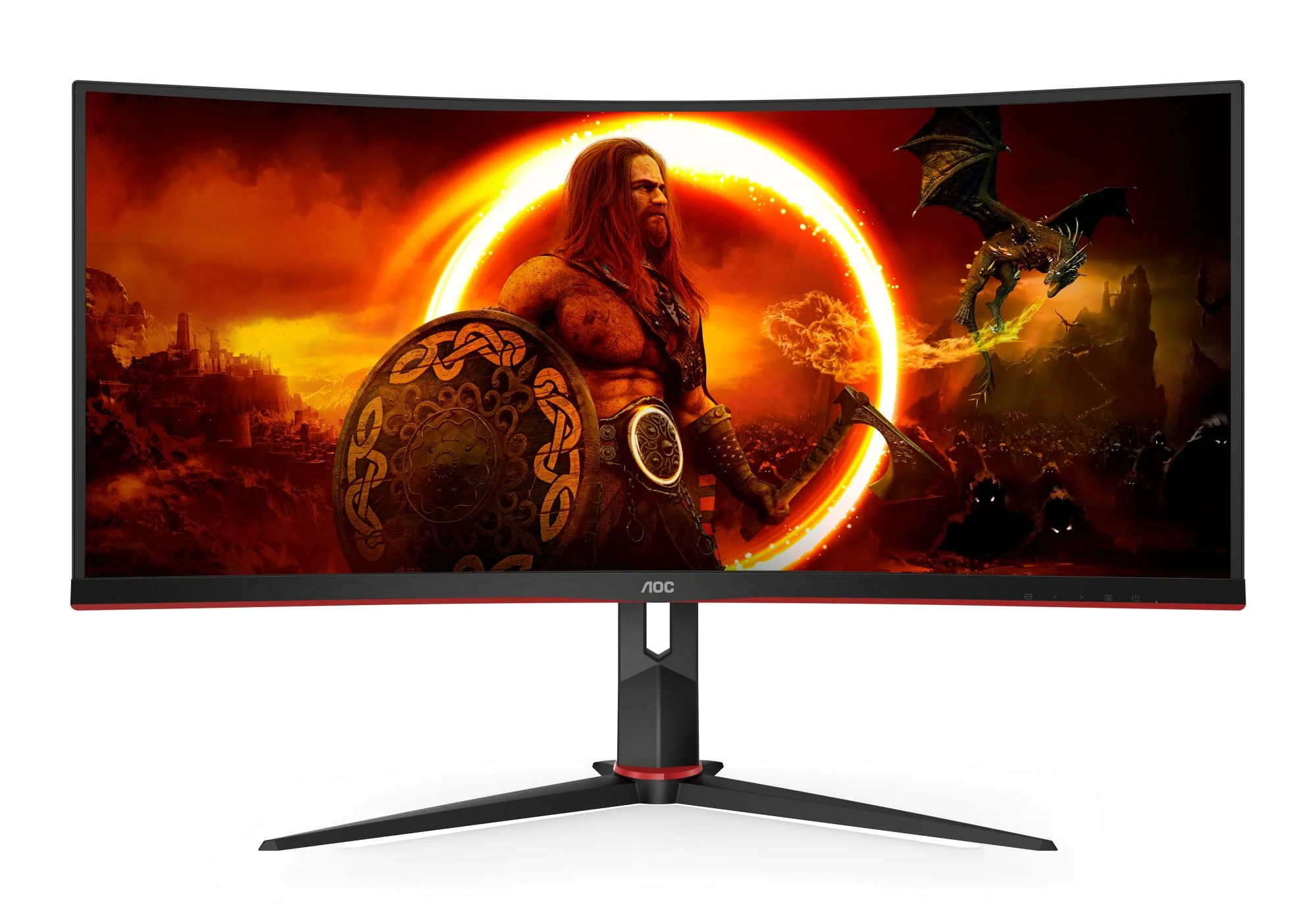 AOC CU34G2XP/BK 34 3440x1440/21:9/1ms HDMI. DisplayPort. USB. Audio out