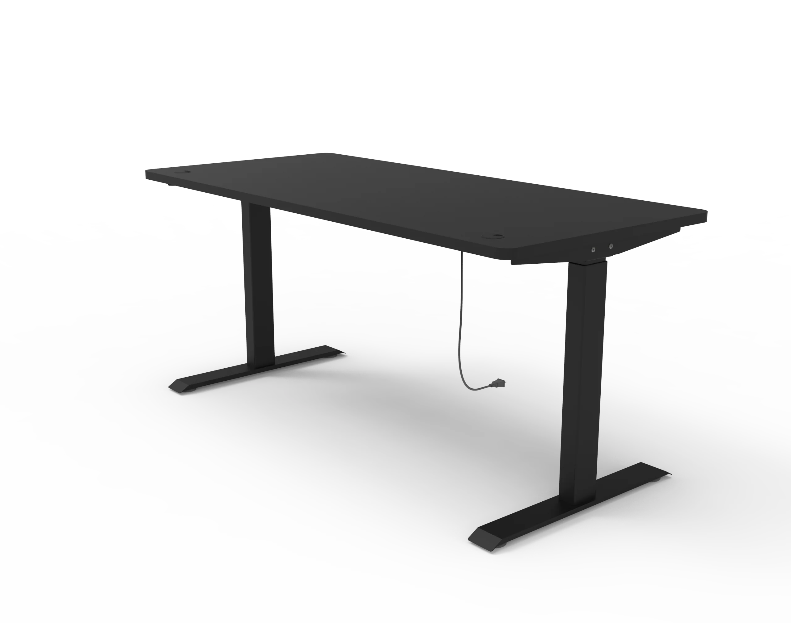 Nordic FlexiDesk Gamer Tisch Schwarz