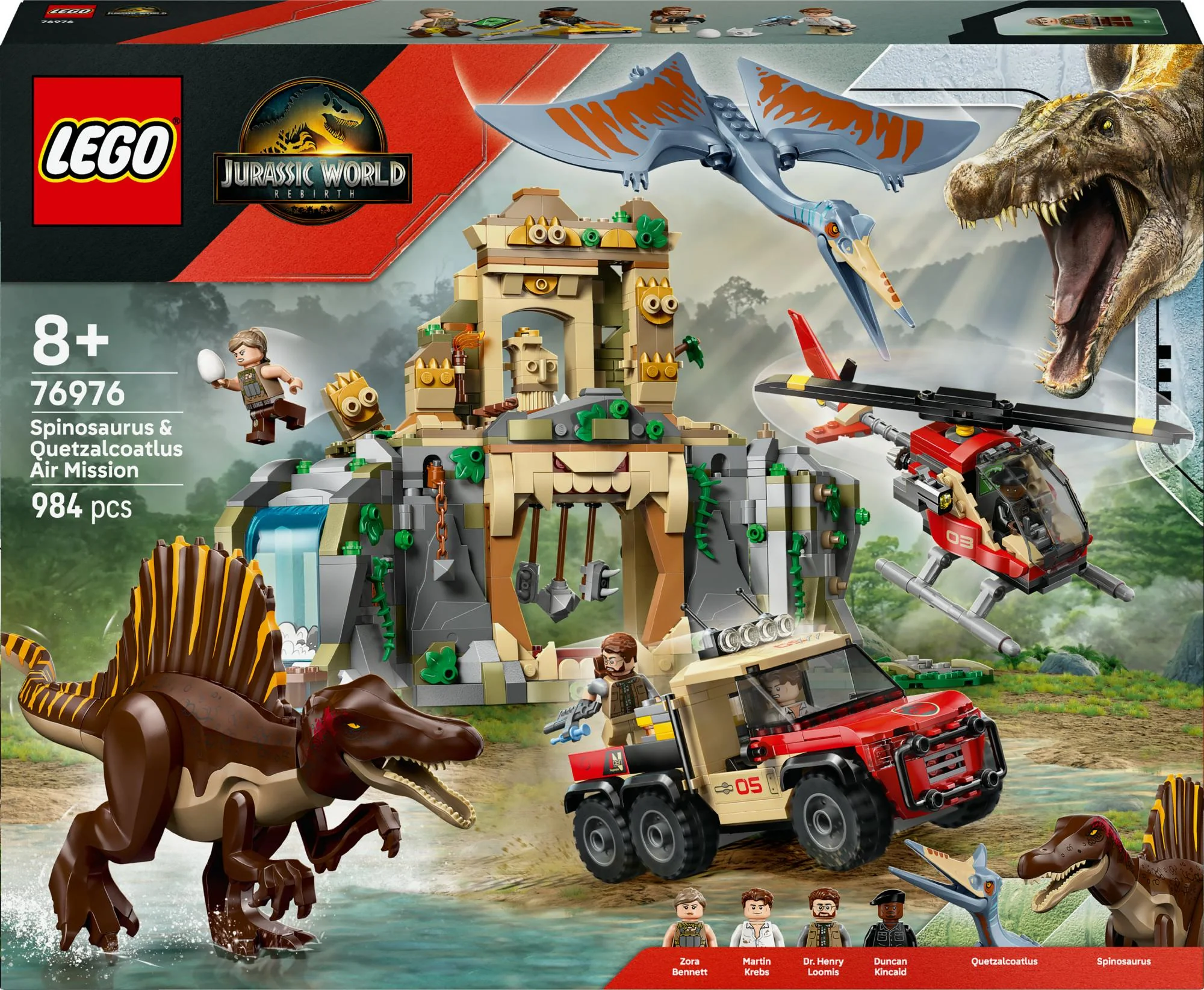 Lego - Air Mission - Spinosaurus and Quetzalcoatlus  (6533327)