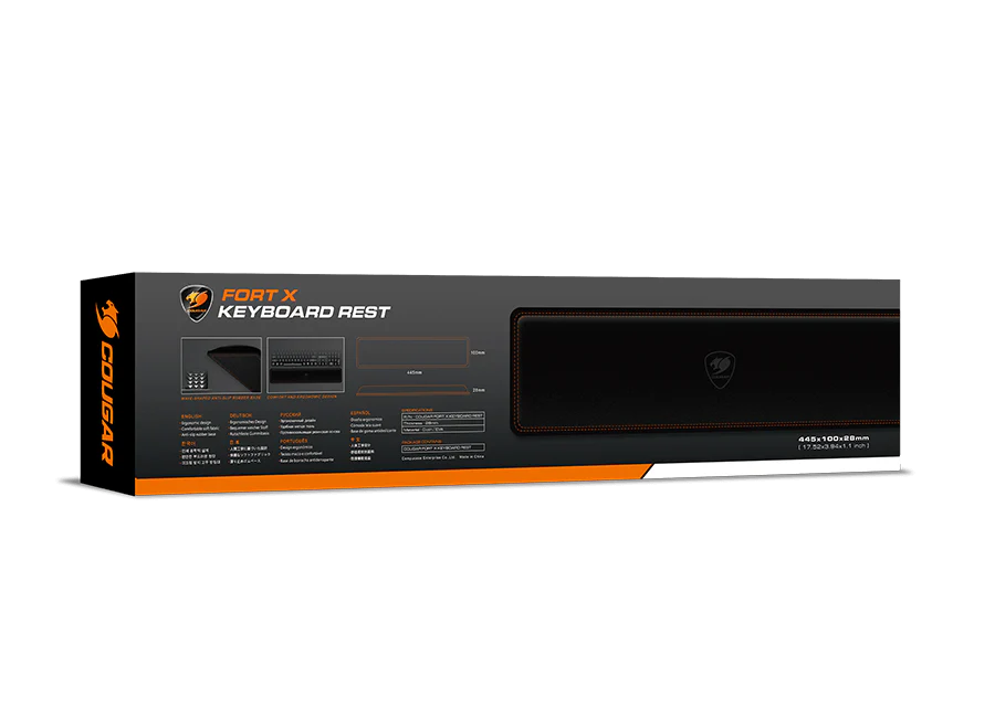 Cougar FORT X Tastatur-Handballenauflage Handballenauflage für Tastatur