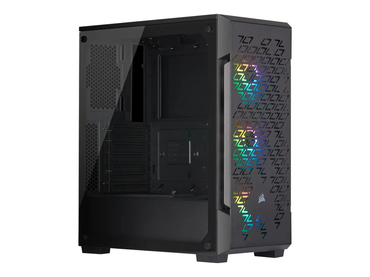 CORSAIR iCUE 220T RGB Airflow Tower ATX Schwarz