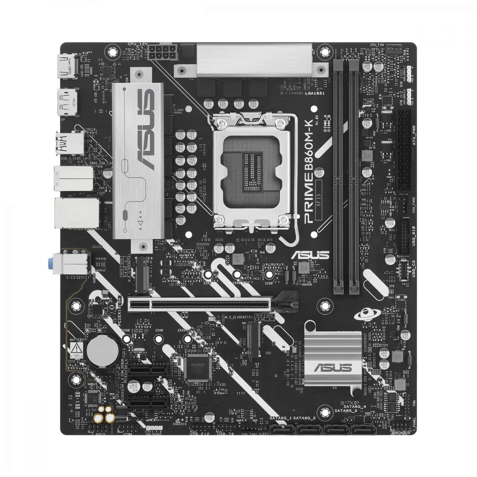ASUS PRIME B860M-K (mATX. B860. LGA 1851. DDR5)