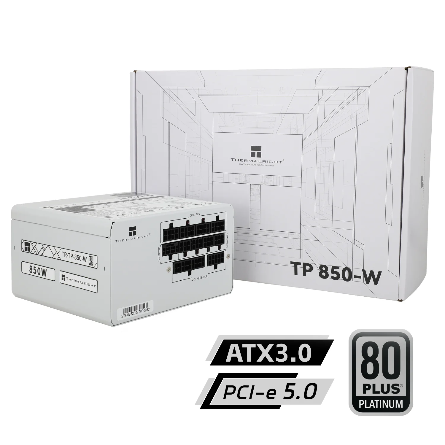 Thermalright TR-TP 850-W White - PSU. 80+ Platinum