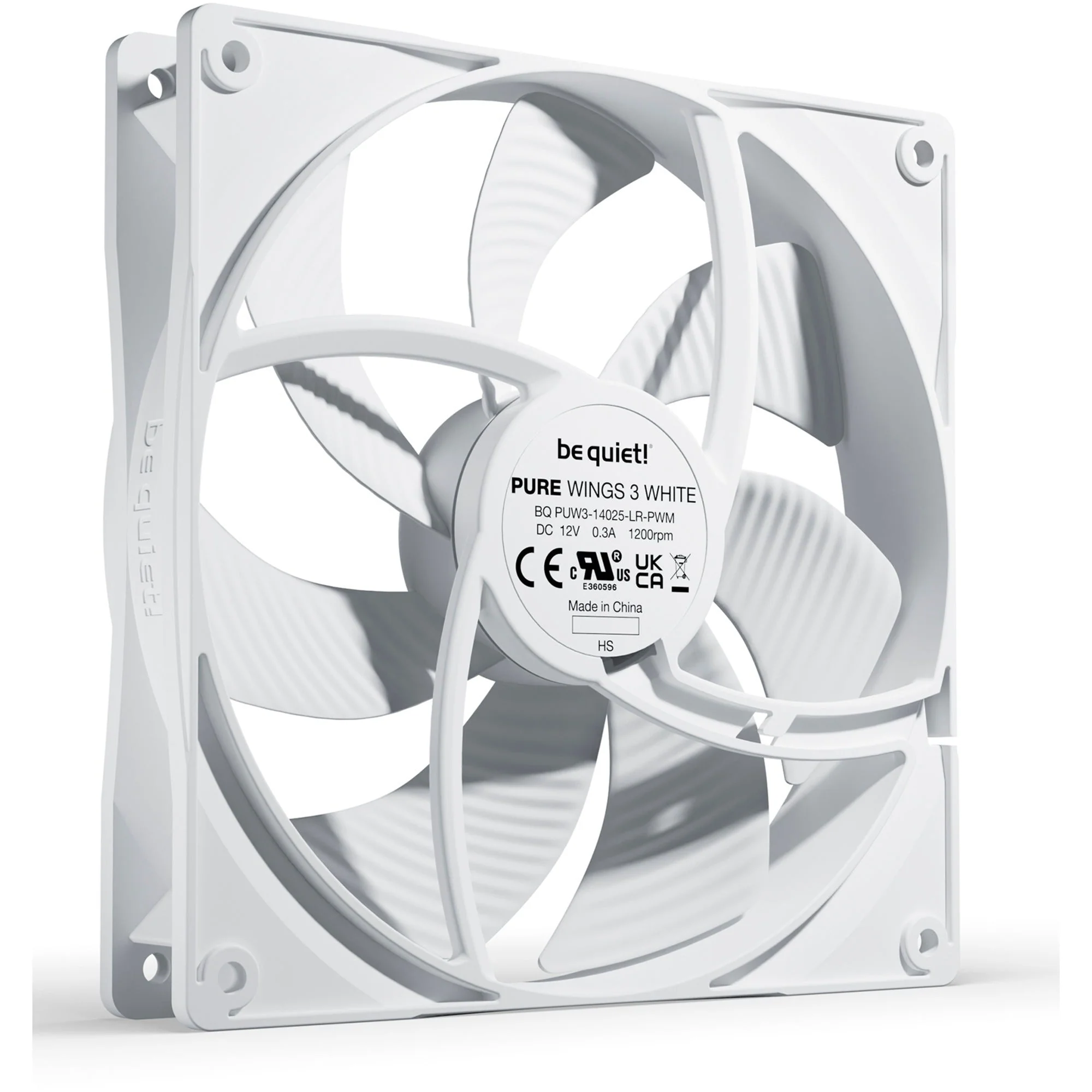 be quiet! Pure Wings 3 140mm PWM. case fan (white)