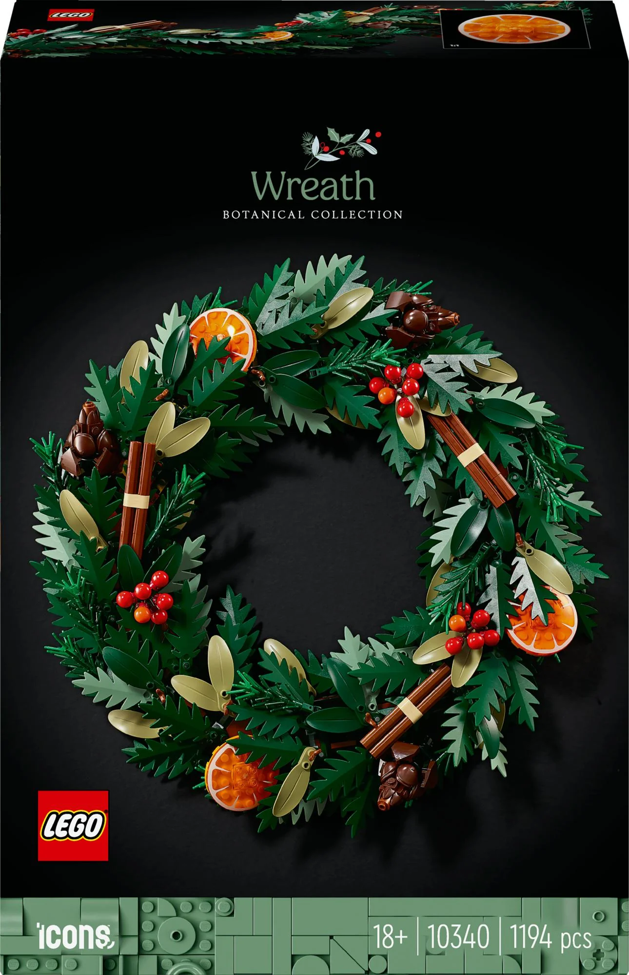 LEGO 10340 Icons Christmas Wreath