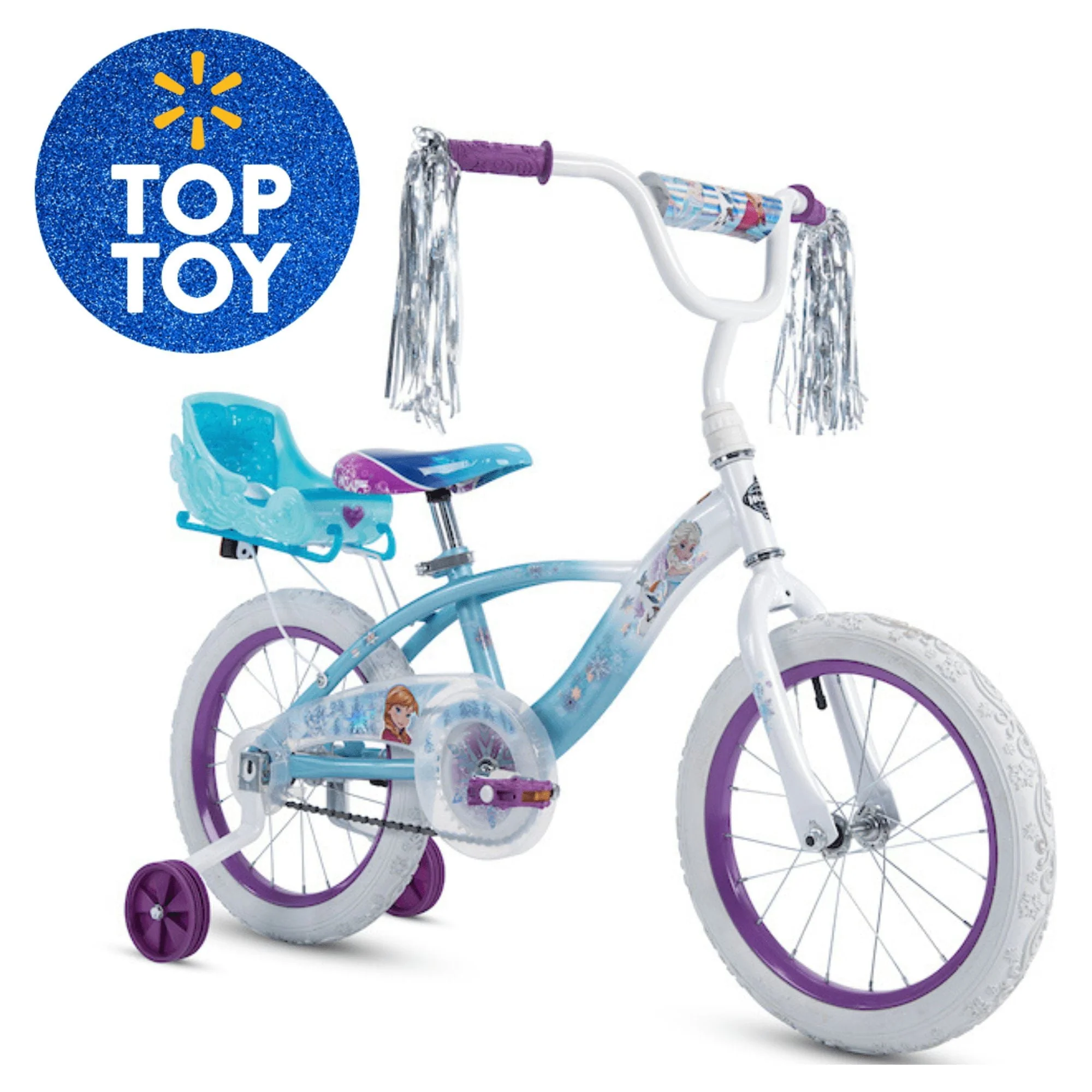 Disney Frozen 16-inch Girls' Bike, Ages 4+ Years,  by Huffy