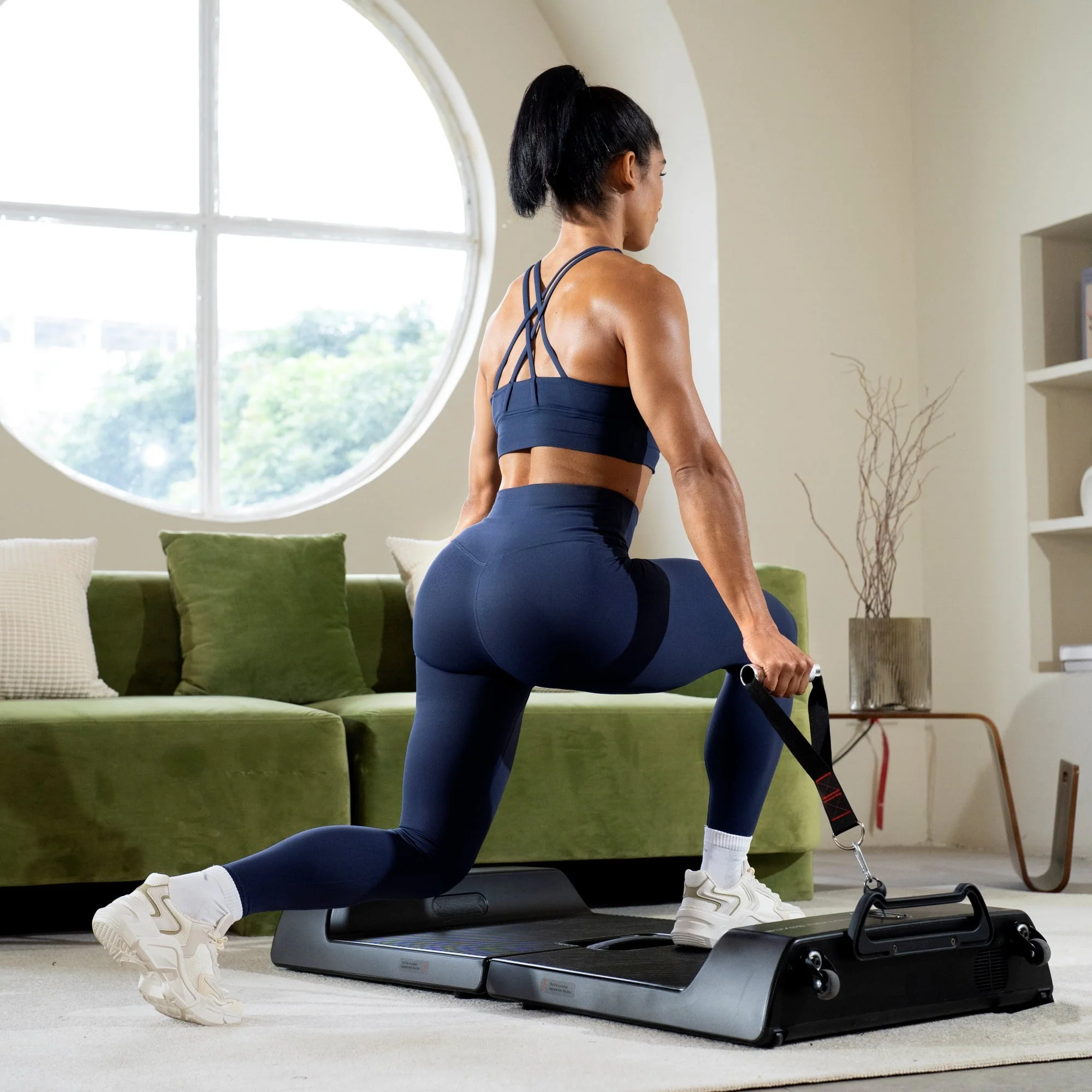 Motion Space Smart Trainer | 6 in 1 Home Gym Fitness Equipment, Adjustable Full Body Resistance Training, Workout Equipment with APP, Multifunctional Weightlifting with Eccentric, Isokinetic Modes