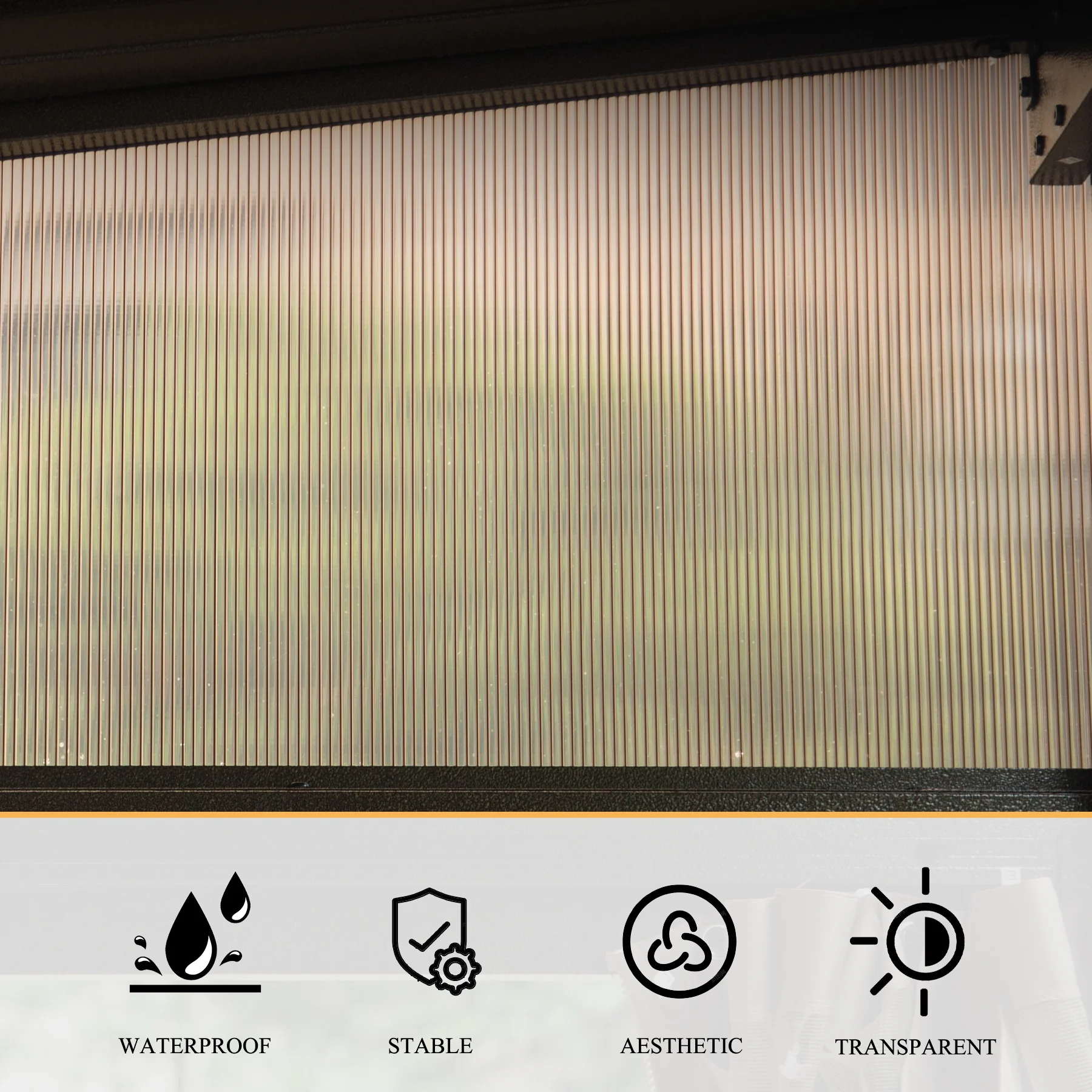 Domi Outdoor Living 10' x 12' Hardtop Lean-to Gazebo, Wall-Mounted with Galvanized Steel Roof Wall Pergola with Aluminum Frame, Curtains and Netting, for Patio, Deck, Garden, Backyard