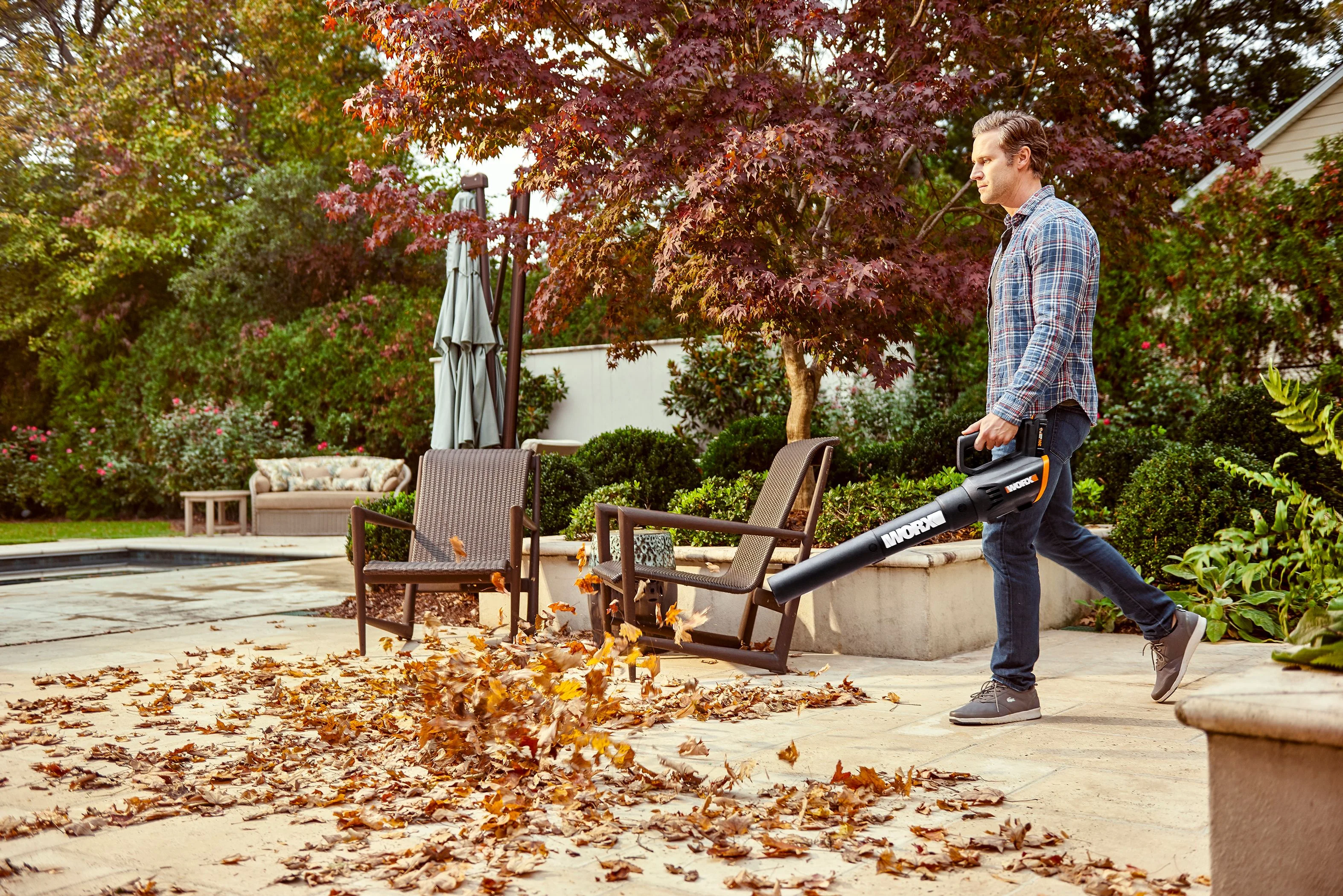 WORX 20V Power Share Turbine Cordless Two Speed Leaf Blower